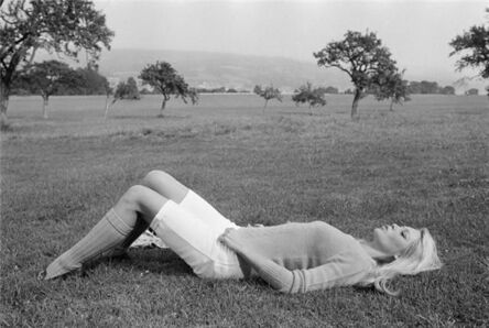 Terry O'Neill, ‘Brigitte Bardot lying on the grass’, 1968