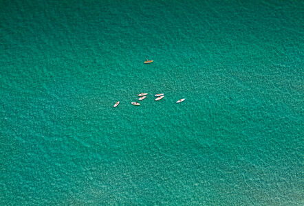 Jill Peters, ‘Paddle Boarders - Aerial Photography’, 2015