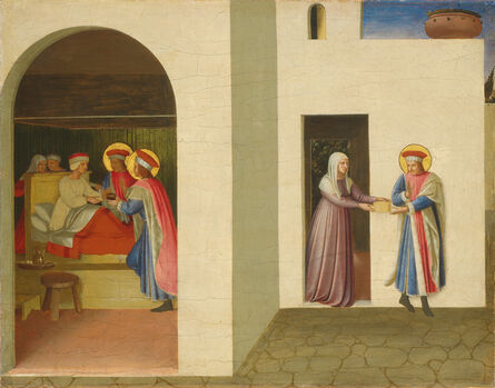 Fra Angelico, ‘The Healing of Palladia by Saint Cosmas and Saint Damian’, ca. 1438/1440