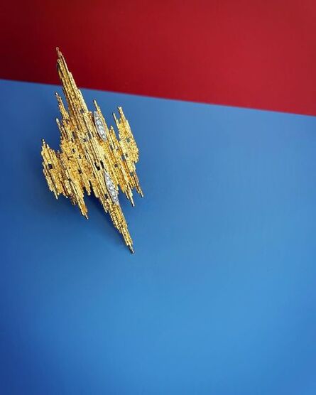 Andrew Grima, ‘Yellow Gold and Diamond Brooch/Pendant’, 1976