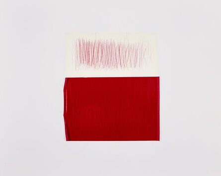 Carla Chaim, ‘Untitled VI (Scratched Red Carbon)’, 2020