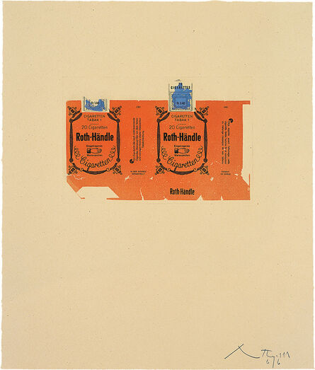 Robert Motherwell, ‘Roth-Handle II (orange)’, 1975