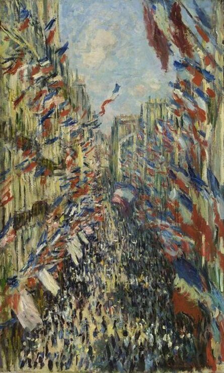 Claude Monet, ‘The Rue Montorguile, Paris - Clebration Of June 30th, 1878 ’, 20th Century