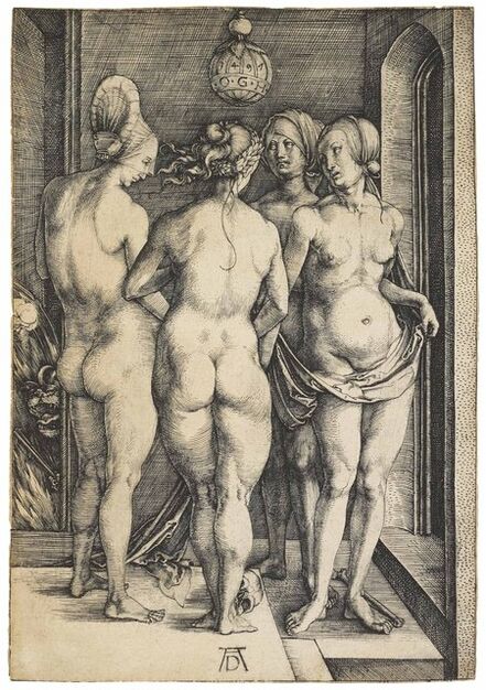 Albrecht Dürer, ‘Four naked Women (B. 75; M., Holl. 69; S.M.S. 17)’, 1497