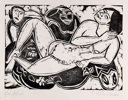 Ernst Ludwig Kirchner, ‘Liegender Akt (Reclining Nude)’, 1911