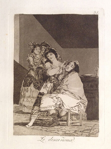 Francisco de Goya, ‘La  descañona’, 1799