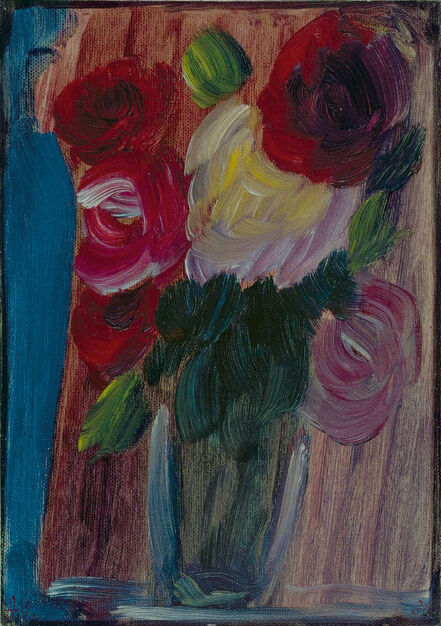 Alexej von Jawlensky, ‘Großes Stilleben: Rosen 'Blau-Lila Harmonie'’, 1936