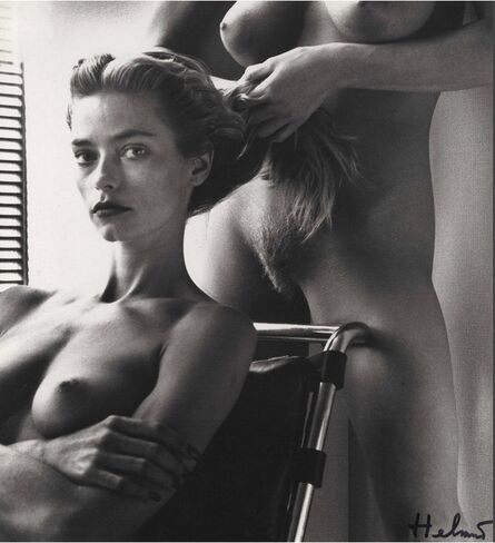 Helmut Newton, ‘SIGNED "Two Playmates, Hollywood".’, Composed 1986. Printed 1987.