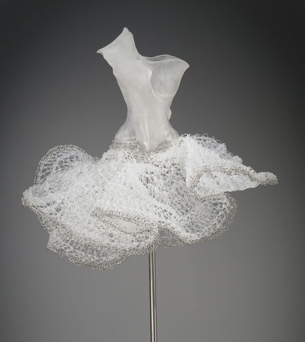 Estella Fransbergen, ‘Cast Glass with Crochet Fiber Optics’, 2017