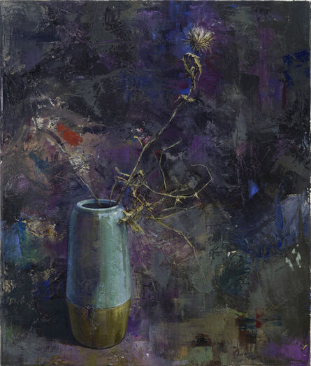 Katrin Brause a.k.a. Heichel, ‘Vase mit Distel’, 2018