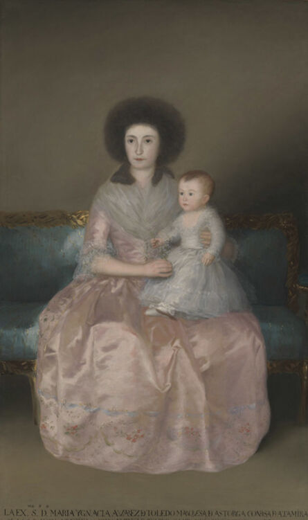 Francisco de Goya, ‘The Countess of Altamira and Her Daughter, María Agustina’, 1787