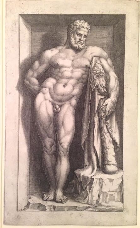 Giorgio Ghisi, ‘The Farnese Hercules’, ca. 1570