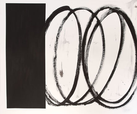 Briggs Edward Solomon, ‘Black Square with Swirls’, 2014
