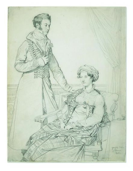 Jean-Auguste-Dominique Ingres, ‘Portrait of Sir John Hay and his sister Mary’, 1816