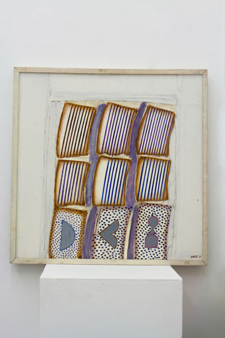 József Bartl, ‘Purple stripes’, 1991