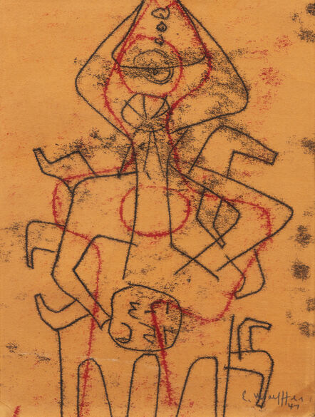Emerson Woelffer, ‘Abstract Figure’, 1947