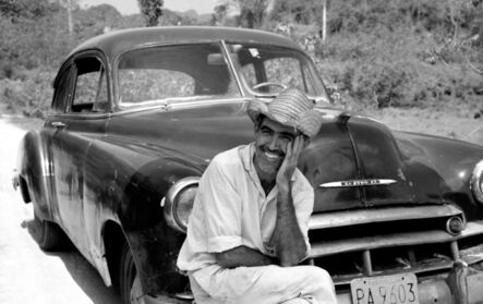 Chris Simpson, ‘Ricardo with his Chevrolet, Cuba’, 1994