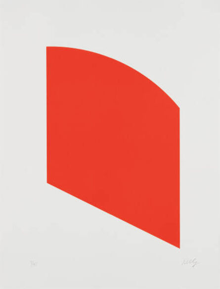 Ellsworth Kelly, ‘Red, from Fourth Curve’, 2003