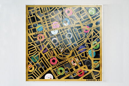 Keith Haynes, ‘Postcode Maps London W1’, 2020