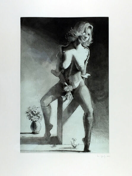 Lisa Yuskavage, ‘Kathy on a Pedestal ’, 2001