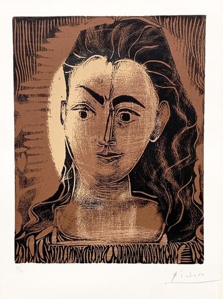 Pablo Picasso, ‘Petite Buste de femme (Small Portrait of a Woman)’, 1962