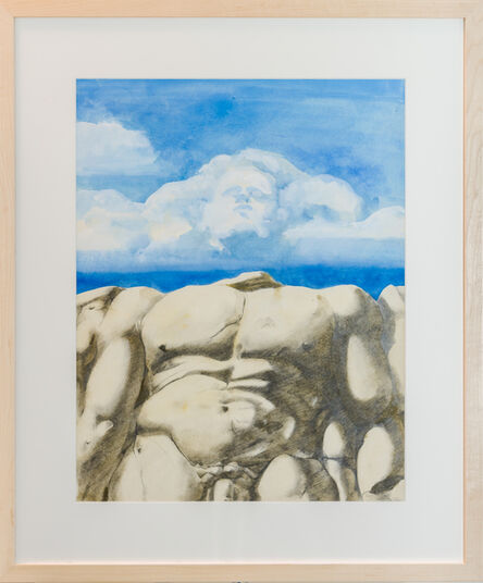 Paul Wonner, ‘Fossil Giant, Head in Clouds’, 1970