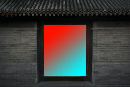 Shen Wei 沈玮 (b. 1977), ‘Doorway (Red/Cyan)’, 2016