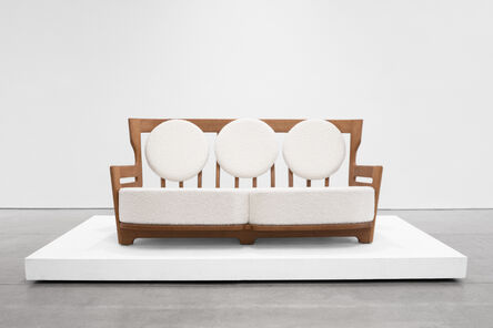Guillerme et Chambron, ‘"Juliette" Oak Sofa for Votre Maison’, 1950-1959