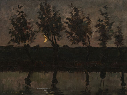 Chris Beekman, ‘Moonlit landscape’, 1904