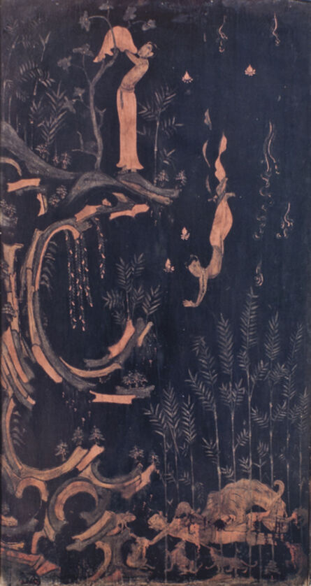 ‘Hungry Tigress Jataka, panel of the Tamamushi Shrine’, ca. 650
