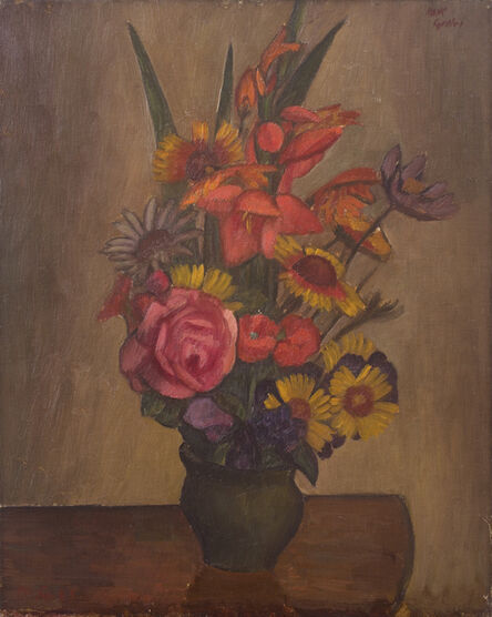Mark Gertler, ‘Still Life, Vase with Flowers’, 1925