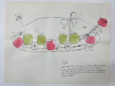 Andy Warhol, ‘Wild Raspberries (Piglet)’, 1959