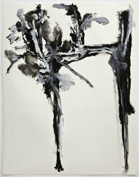 Pedro Cabrita Reis, ‘Large black and white flower #1’, 2011