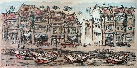 Lim Tze Peng, ‘Bumboats In The Harbour’, ca. 2000s