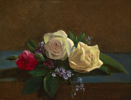 John O'Brien Inman, ‘Still Life with Roses’, 1866-1878