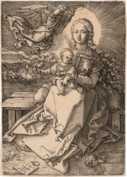Albrecht Dürer, ‘THE VIRGIN AND CHILD CROWNED BY ONE ANGEL (BARTSCH 37; MEDER 41)’, 1520