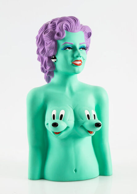 Ron English, ‘Marilyn Mickeys (Green)’, 2010