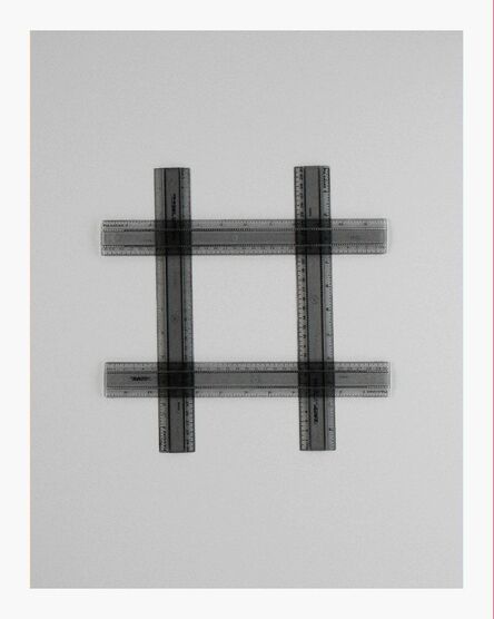 Ignacio Uriarte, ‘Four Geometry Sets Rulers 9A’, 2011