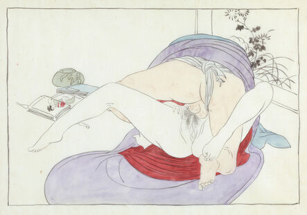 Unknown, ‘Japanese Shunga, Man And Woman Making Love’, ca. 1922