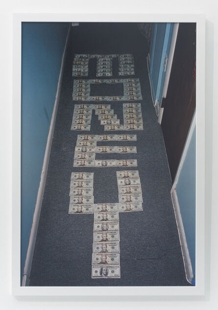 Andrew Jeffrey Wright, ‘The word money in hallway’, 2009
