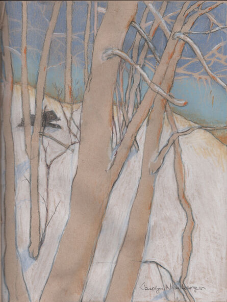 Carolyn Newberger, ‘Trees in winter’, 2020
