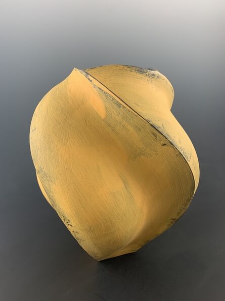 Peter Cunicelli, ‘Yellow Low Vase’, 2020