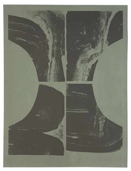 Louise Nevelson, ‘Untitled (Lithograph on Olive Paper)’, 1965-66
