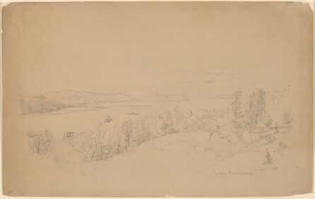 Jasper Francis Cropsey, ‘The Hudson River at Hastings’, 1885