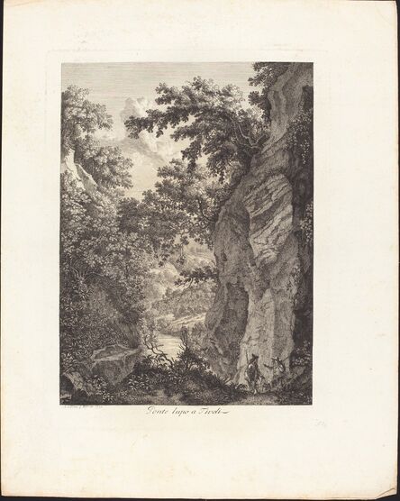 Albert Christoph Dies, ‘Ponte Lupo a Tivoli’, 1792