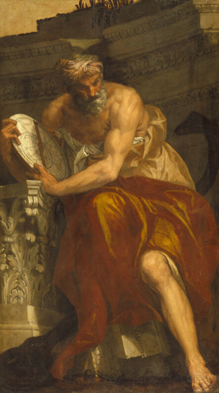 Paolo Veronese, ‘Allegory of Navigation with an Astrolabe: Ptolemy’, 1557