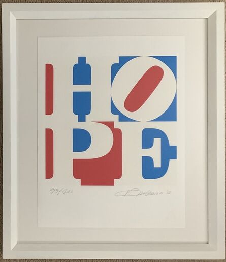 Robert Indiana, ‘HOPE (Red, White, Blue)’, 2008