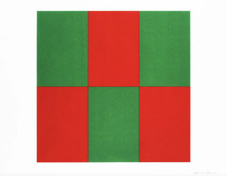 Carmen Herrera, ‘Verde y Rojo (Green & Red)’, 2019