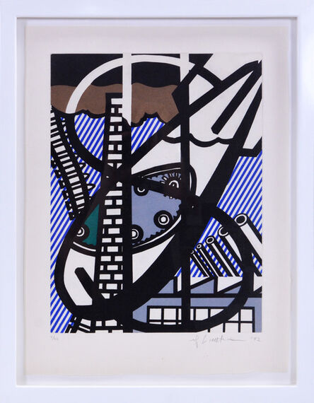 Roy Lichtenstein, ‘Une Fenêtre ouverte sur Chicago, from La Nouvelle Chute de l'Amérique’, 1992