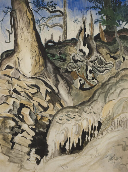 Charles Ephraim Burchfield, ‘Rocks and Stumps’, 1918
